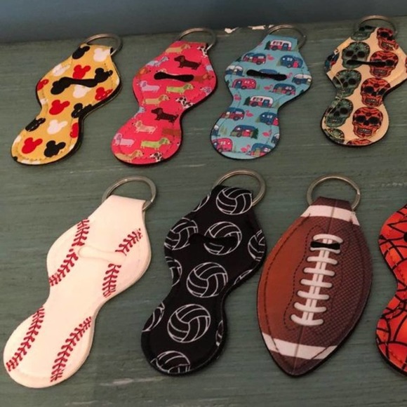 Charcoal Gray Eiffel Tower Canvas Pencil Case/Shave Kit with Choice Keychain - Picture 3 of 4